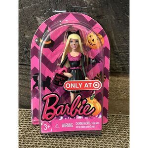 New Mattel 2014‎ Trick or Treat Miniature Cat Barbie Doll Halloween Target Rare